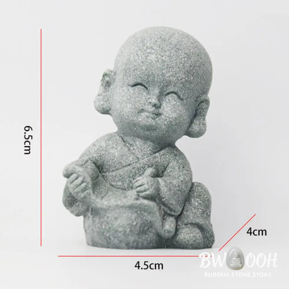 BWOOOH Meditation Prayer Monk Buddha Statue Serenity Home Decoration - Decorations