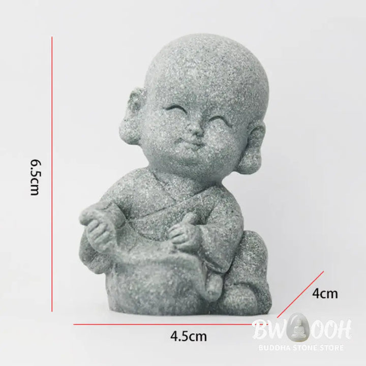 BWOOOH Meditation Prayer Monk Buddha Statue Serenity Home Decoration - Decorations
