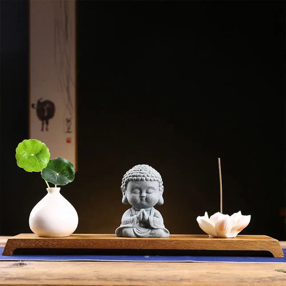BWOOOH handcrafted Buddha statue - Meditation Praying Buddha Compassio