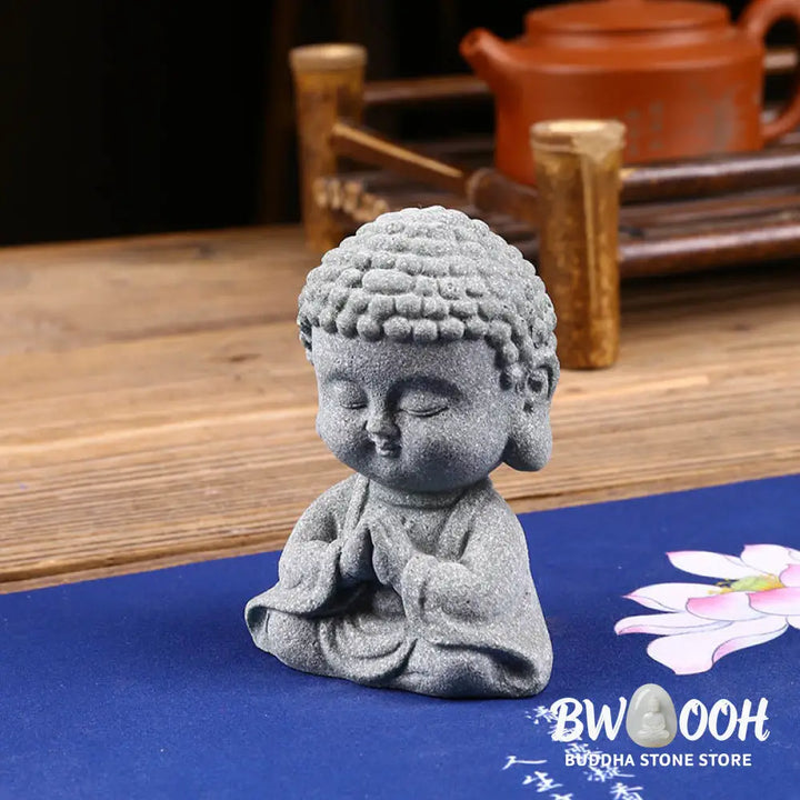 BWOOOH handcrafted Buddha statue - Meditation Praying Buddha Compassio
