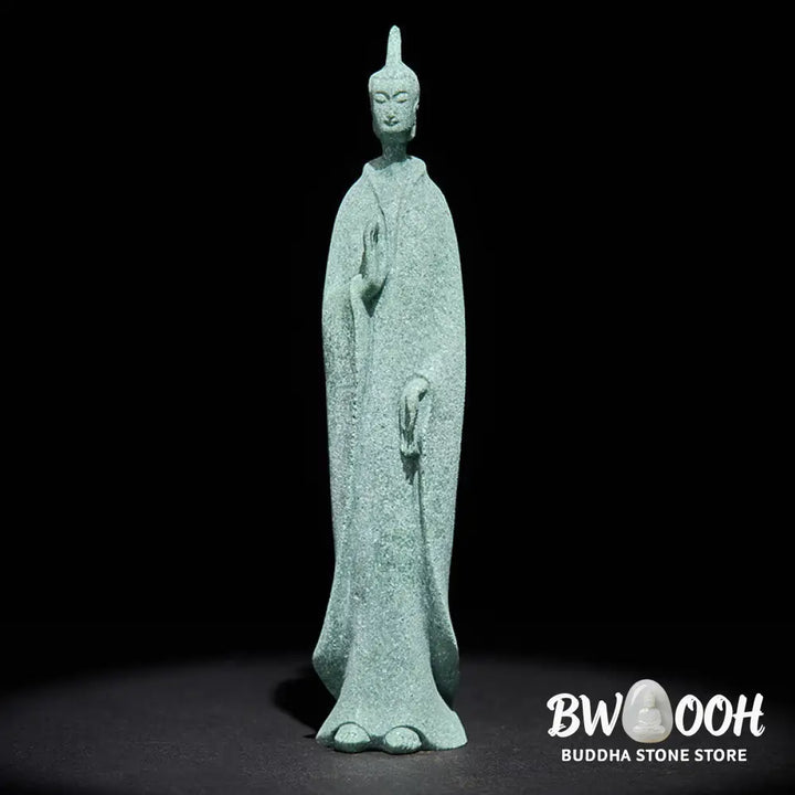 BWOOOH handcrafted Buddha statue - Meditation Buddha Standing Statue S