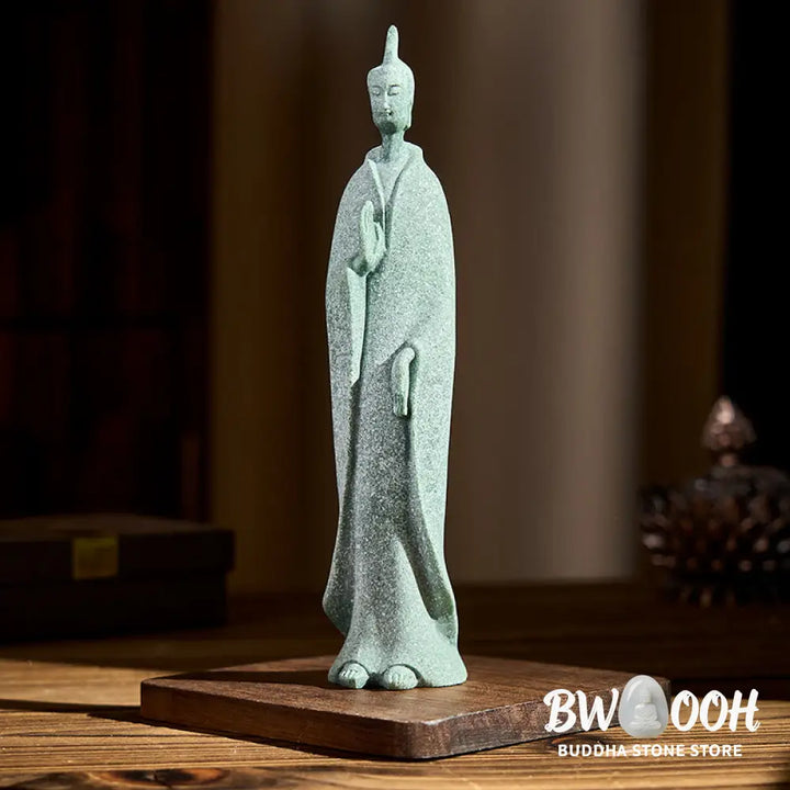 BWOOOH handcrafted Buddha statue - Meditation Buddha Standing Statue S