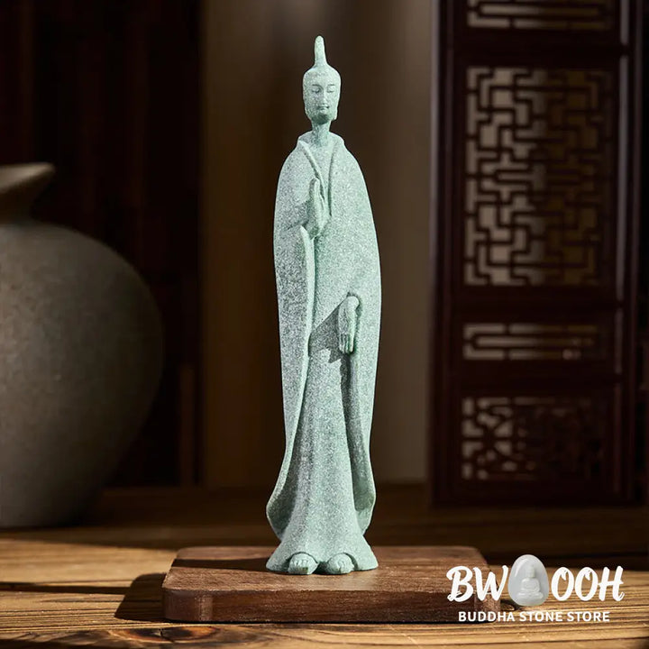 BWOOOH handcrafted Buddha statue - Meditation Buddha Standing Statue S