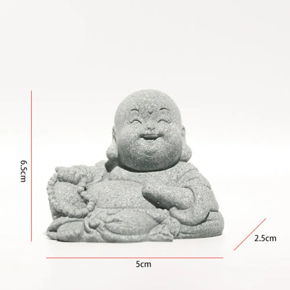 BWOOOH Meditation Buddha Statue Compassion Home Decoration - 4*2.5*7cm - Decorations