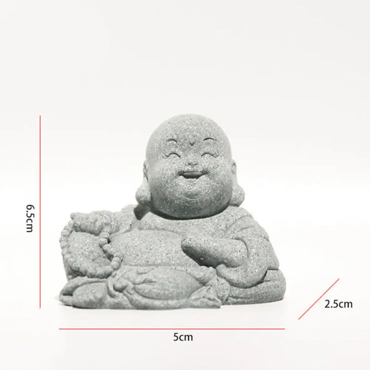 BWOOOH Meditation Buddha Statue Compassion Home Decoration - 4*2.5*7cm - Decorations