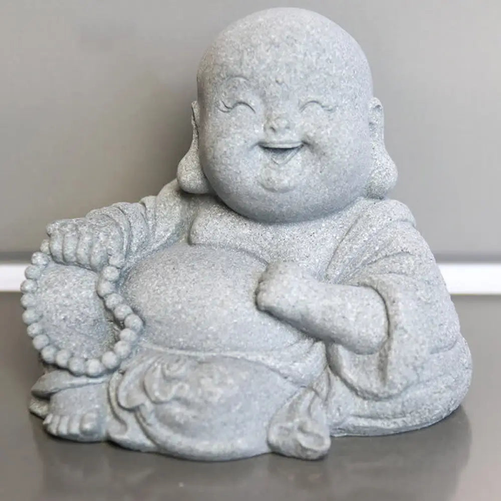 BWOOOH Meditation Buddha Statue Compassion Home Decoration - 4*2.5*7cm - Decorations