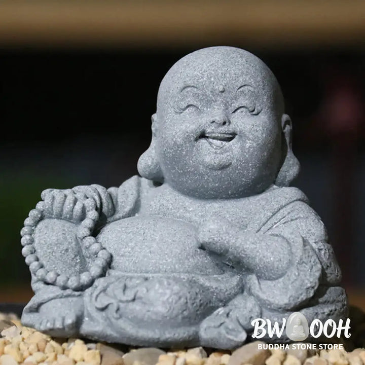 BWOOOH Meditation Buddha Statue Compassion Home Decoration - 4*2.5*7cm - Decorations