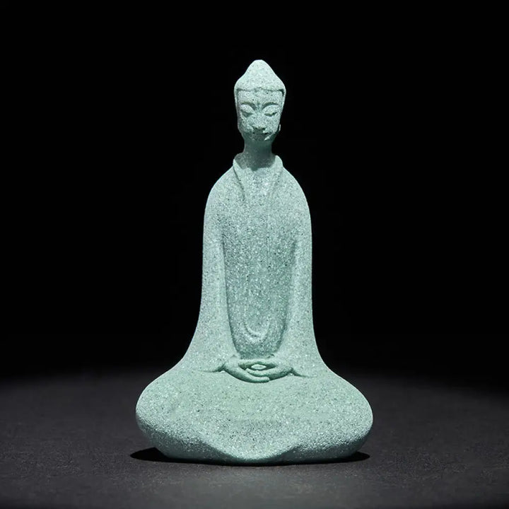 BWOOOH handcrafted Buddha statue - Meditation Buddha Statue Sandstone 