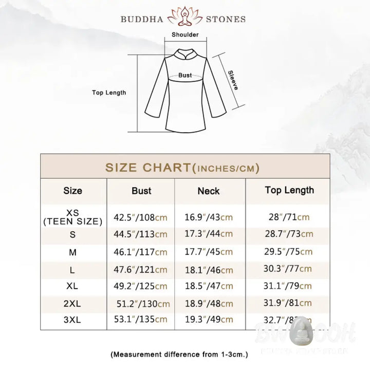 Buddha Stones Meditation Zen Prayer Spiritual Tai Chi Qigong Practice Unisex Embroidery Clothing Set - Clothes