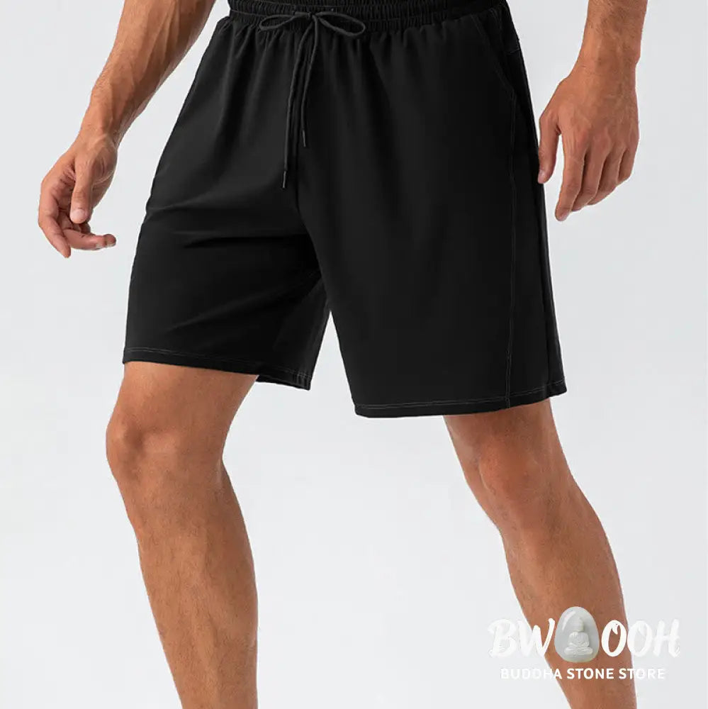 Buddha Stones Men’s Casual Breathable Loose Nylon Quick Dry Sports Shorts With Pockets - Men’s Shorts