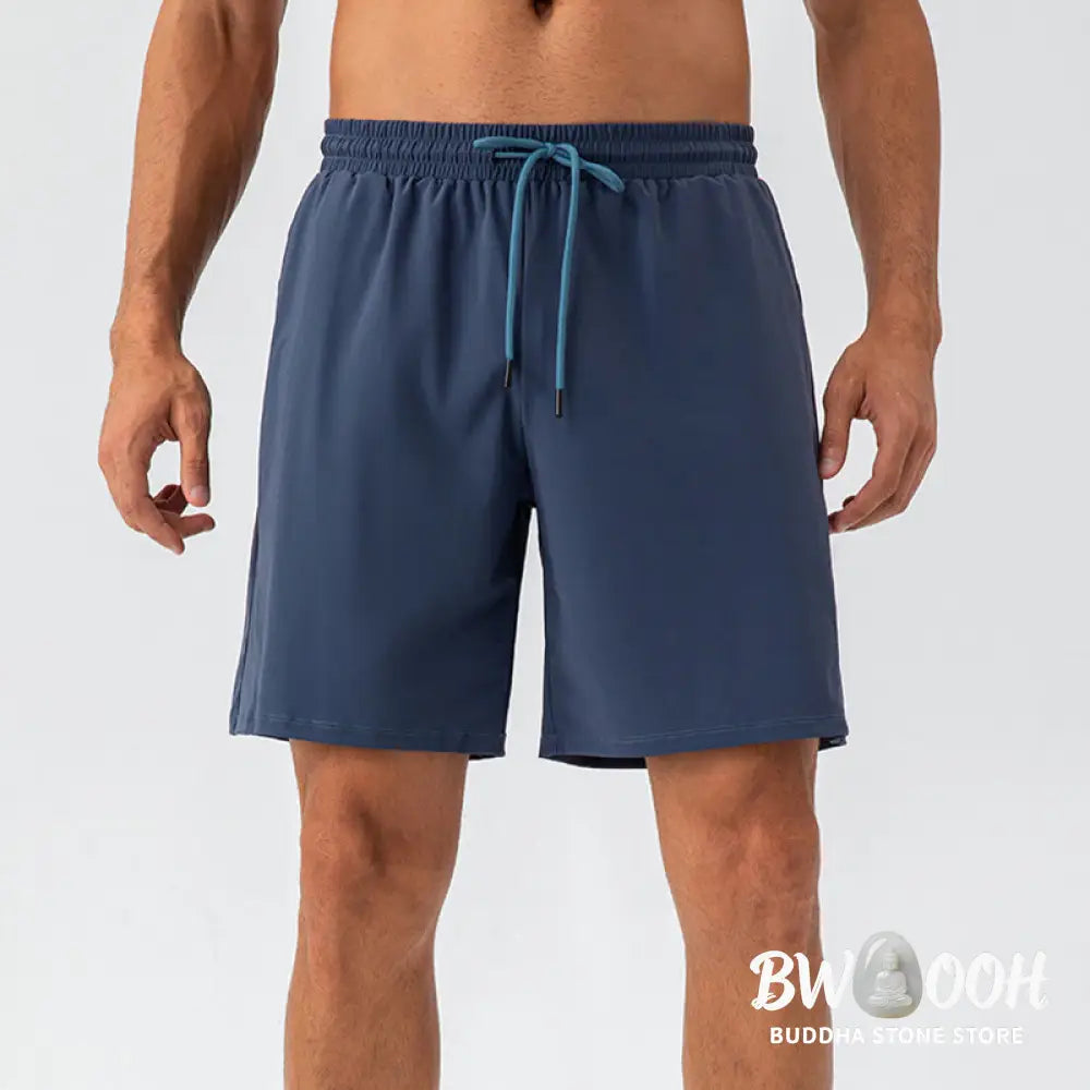 Buddha Stones Men’s Casual Breathable Loose Nylon Quick Dry Sports Shorts With Pockets - Men’s Shorts