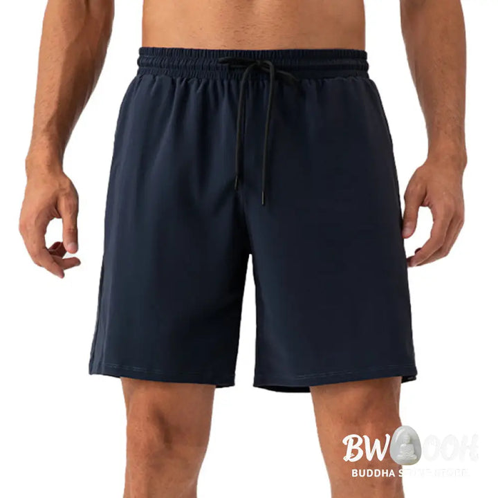 Buddha Stones Men’s Casual Breathable Loose Nylon Quick Dry Sports Shorts With Pockets - Men’s Shorts