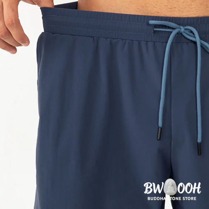 Buddha Stones Men’s Casual Breathable Loose Nylon Quick Dry Sports Shorts With Pockets - Men’s Shorts