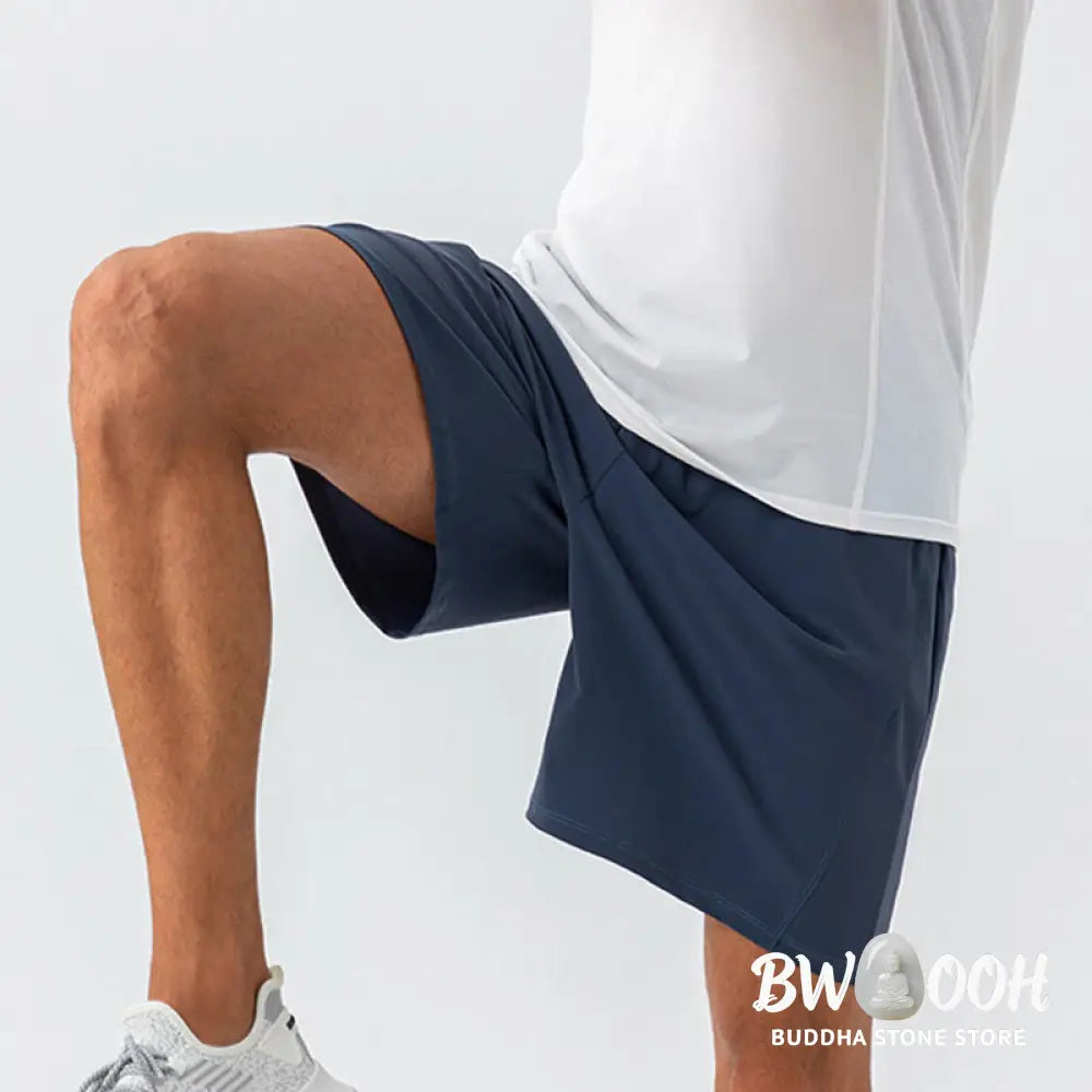 Buddha Stones Men’s Casual Breathable Loose Nylon Quick Dry Sports Shorts With Pockets - Men’s Shorts