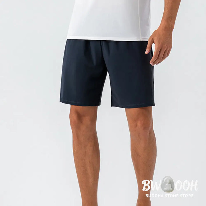 Buddha Stones Men’s Casual Breathable Loose Nylon Quick Dry Sports Shorts With Pockets - Men’s Shorts
