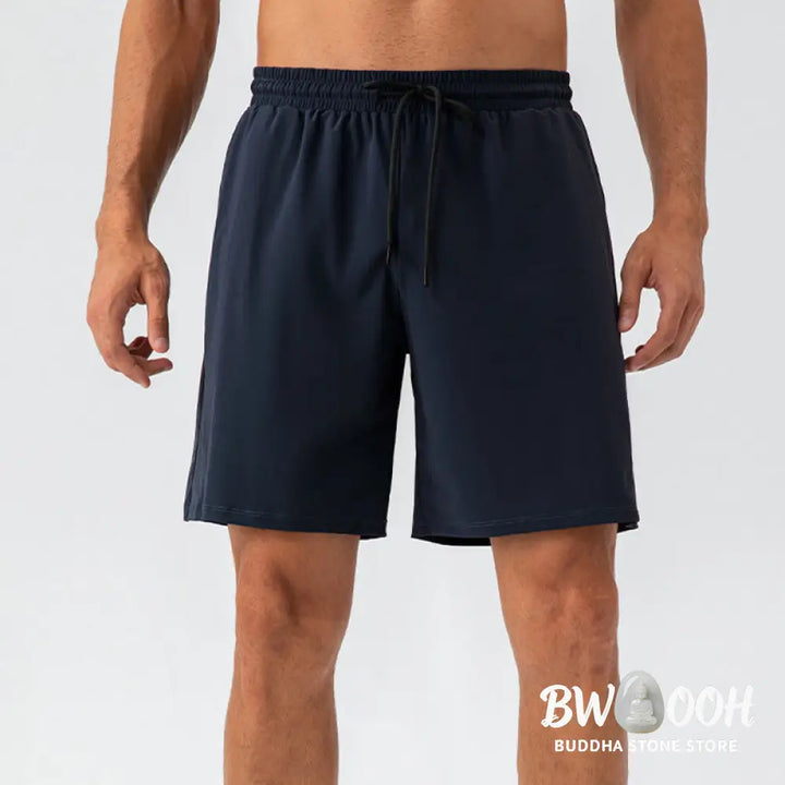 Buddha Stones Men’s Casual Breathable Loose Nylon Quick Dry Sports Shorts With Pockets - Men’s Shorts