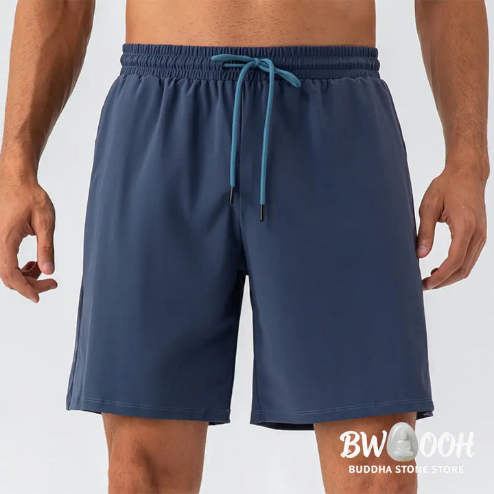 Buddha Stones Men’s Casual Breathable Loose Nylon Quick Dry Sports Shorts With Pockets - Men’s Shorts