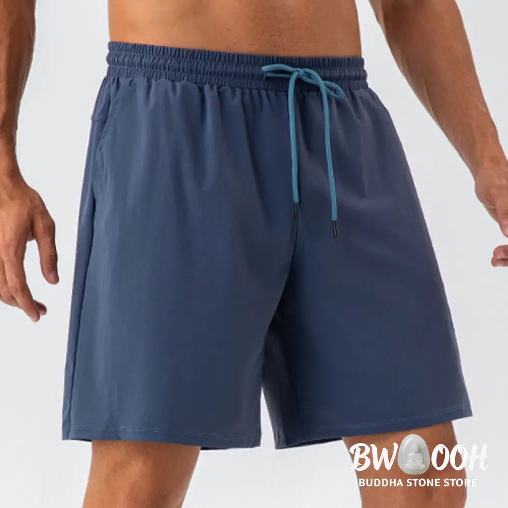 Buddha Stones Men’s Casual Breathable Loose Nylon Quick Dry Sports Shorts With Pockets - Men’s Shorts