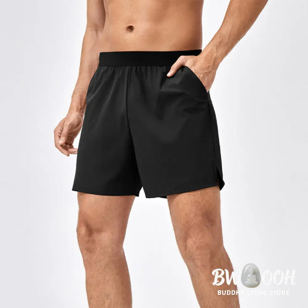 Buddha Stones Men’s Casual Loose Nylon Quick Dry Sports Shorts With Pockets - Men’s Shorts