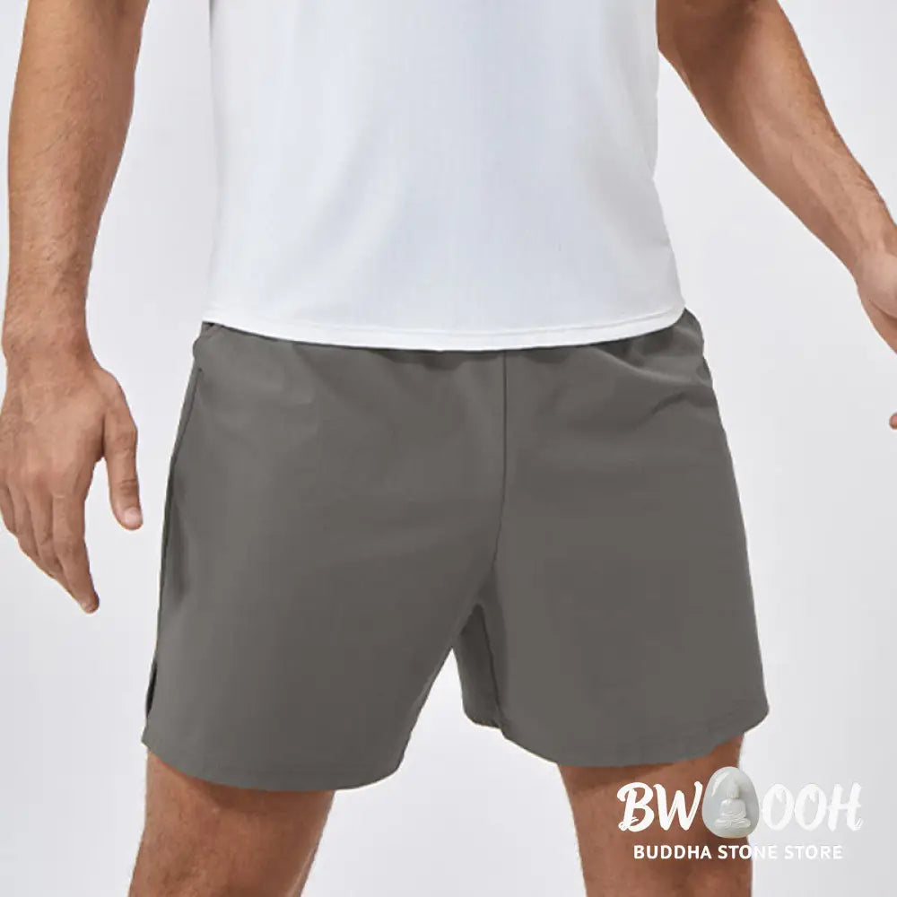 Buddha Stones Men’s Casual Loose Nylon Quick Dry Sports Shorts With Pockets - Men’s Shorts