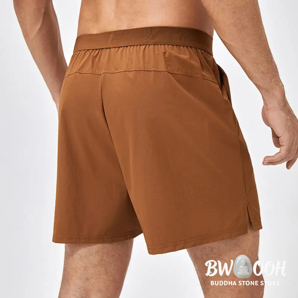 Buddha Stones Men’s Casual Loose Nylon Quick Dry Sports Shorts With Pockets - Men’s Shorts