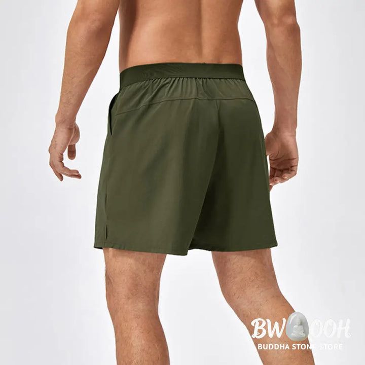 Buddha Stones Men’s Casual Loose Nylon Quick Dry Sports Shorts With Pockets - Men’s Shorts