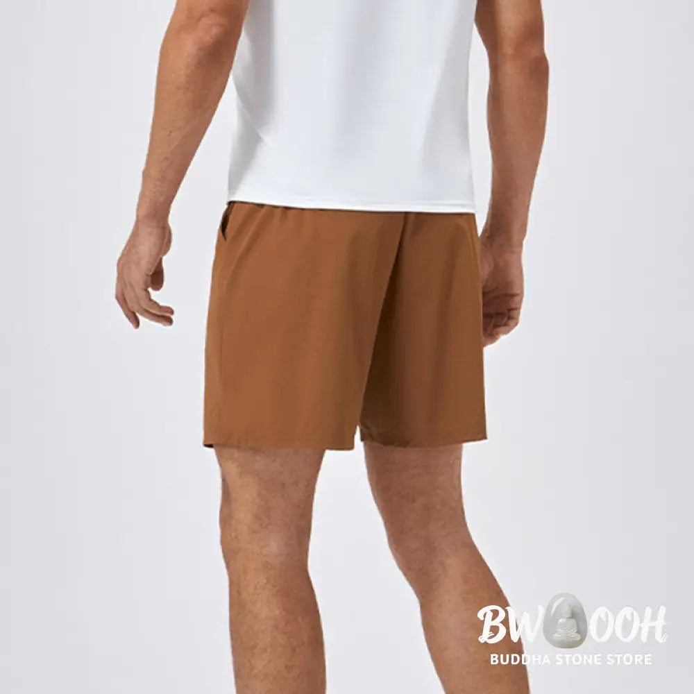 Buddha Stones Men’s Casual Loose Nylon Quick Dry Sports Shorts With Pockets - Men’s Shorts