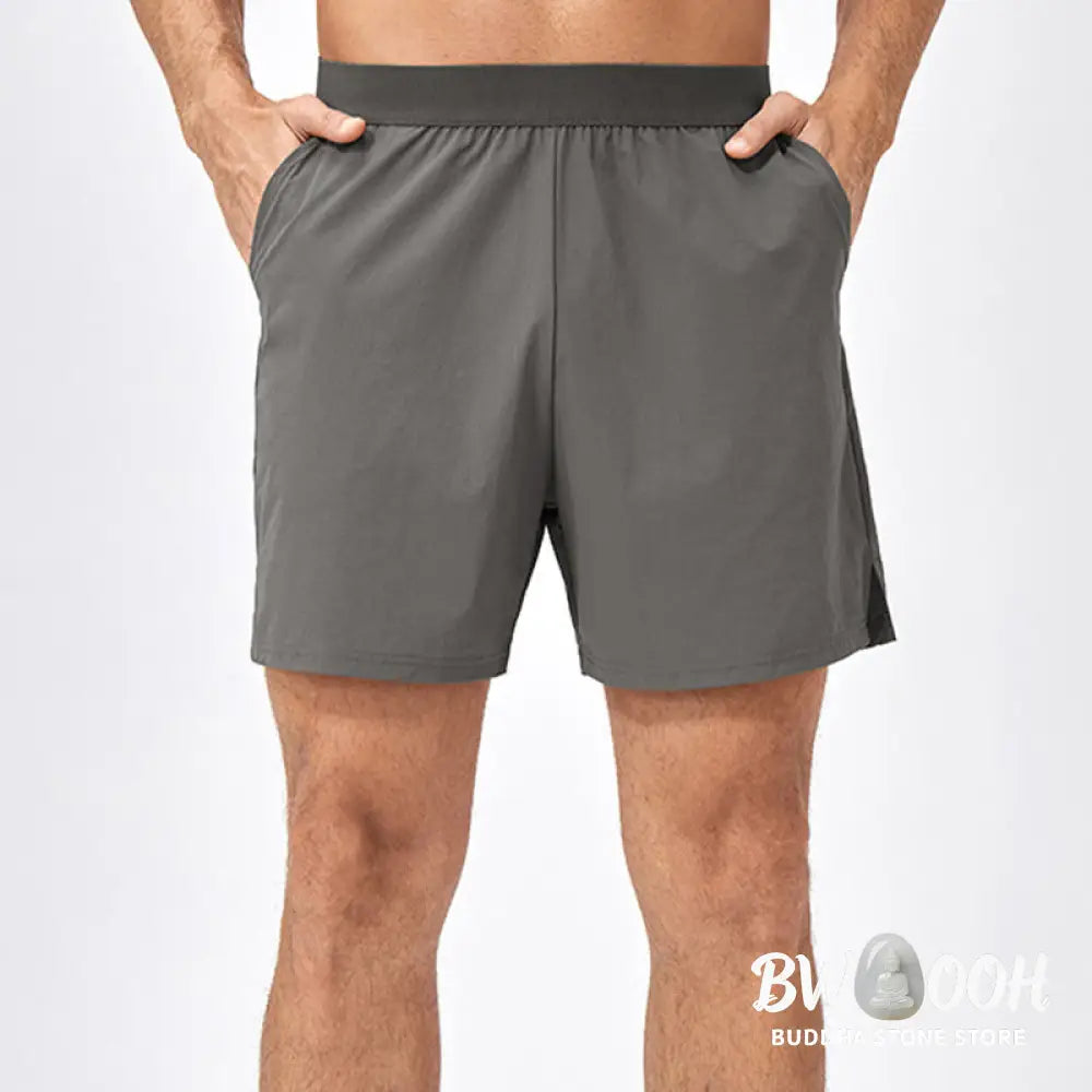 Buddha Stones Men’s Casual Loose Nylon Quick Dry Sports Shorts With Pockets - Men’s Shorts
