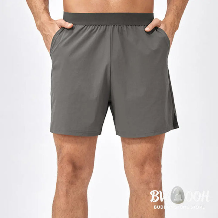 Buddha Stones Men’s Casual Loose Nylon Quick Dry Sports Shorts With Pockets - Men’s Shorts