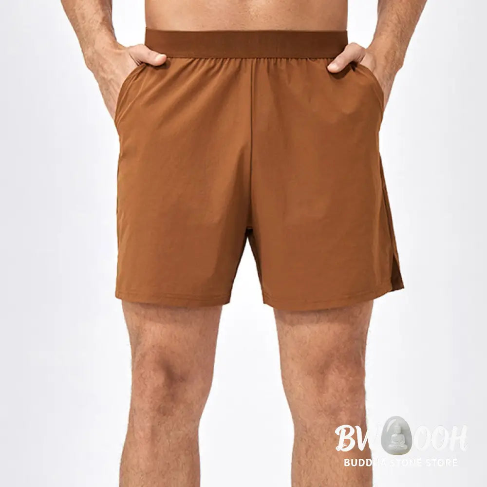 Buddha Stones Men’s Casual Loose Nylon Quick Dry Sports Shorts With Pockets - Men’s Shorts