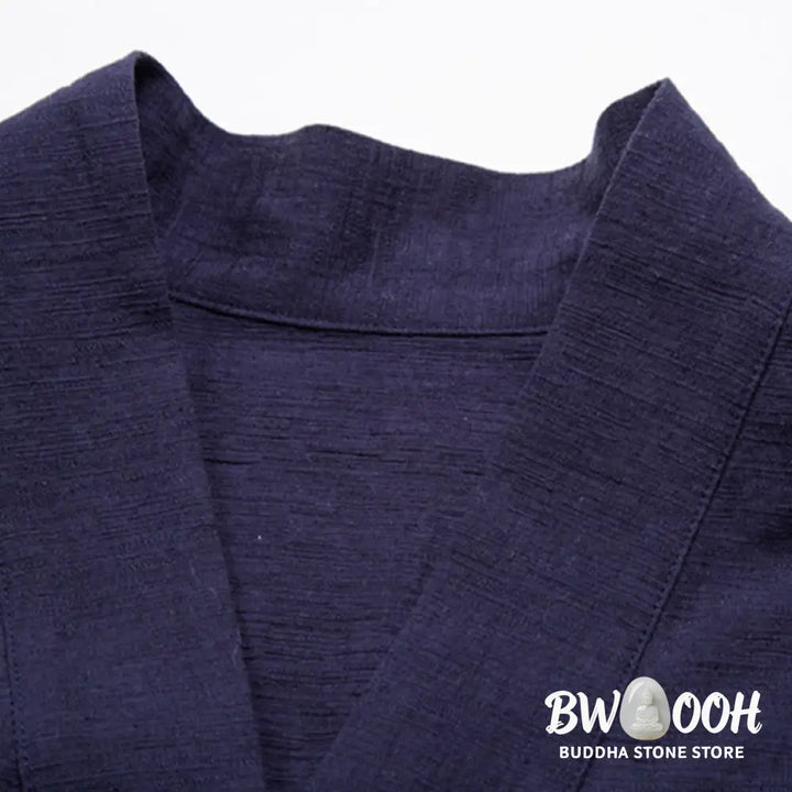 Buddha Stones Men’s Short Sleeve Shirt With Pocket V Neck Cardigan Comfort Cotton Linen Shirt - Men’s Shirts