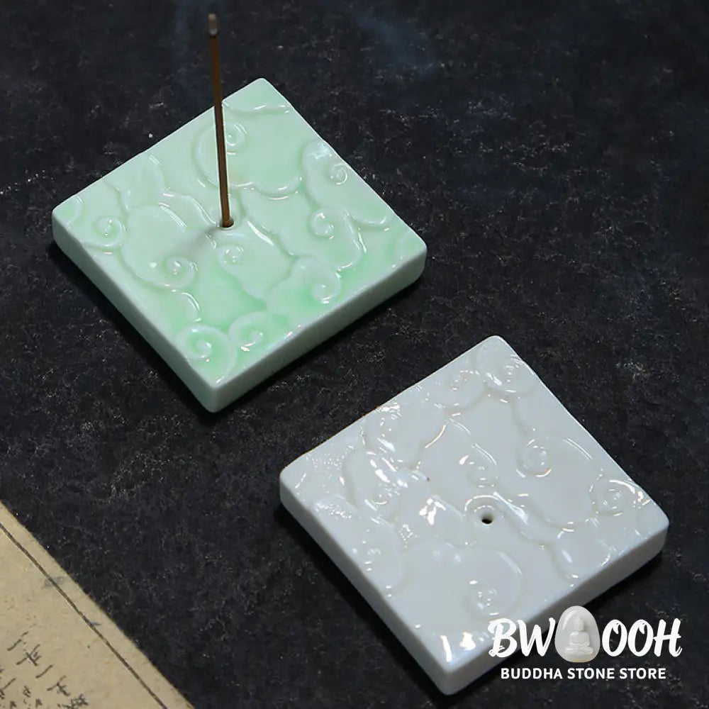 BWOOOH ceramic incense burner - Mini Auspicious Clouds Design Heali