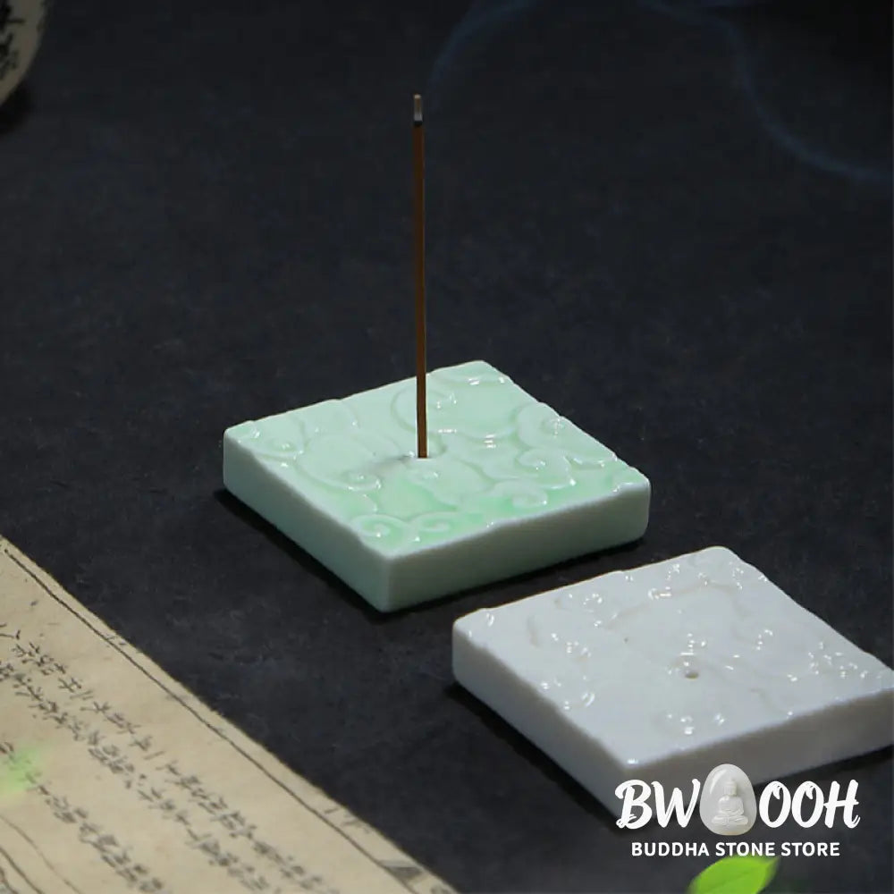 BWOOOH ceramic incense burner - Mini Auspicious Clouds Design Heali