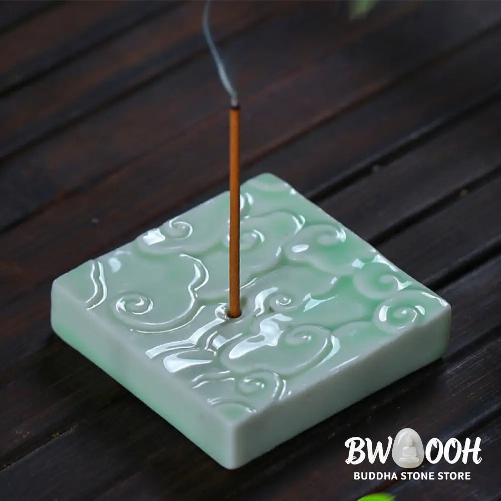 BWOOOH ceramic incense burner - Mini Auspicious Clouds Design Heali
