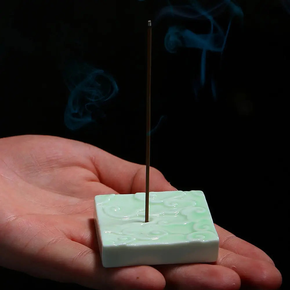 BWOOOH ceramic incense burner - Mini Auspicious Clouds Design Heali