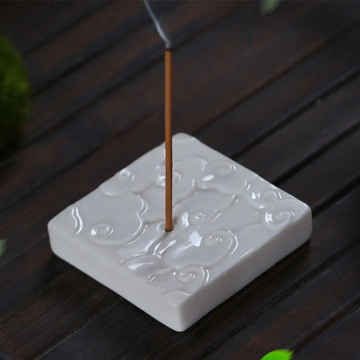 BWOOOH ceramic incense burner - Mini Auspicious Clouds Design Heali
