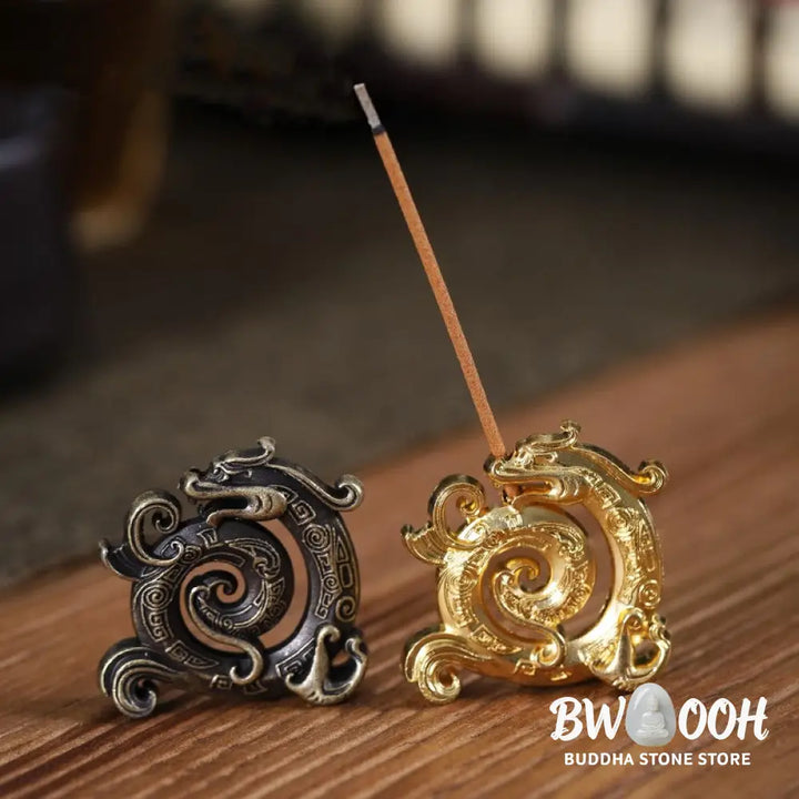 BWOOOH handcrafted incense burner - Mini Auspicious Dragon Pattern Medi