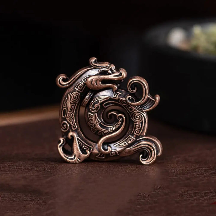BWOOOH handcrafted incense burner - Mini Auspicious Dragon Pattern Medi