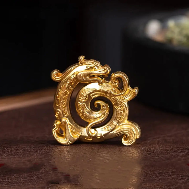 BWOOOH handcrafted incense burner - Mini Auspicious Dragon Pattern Medi