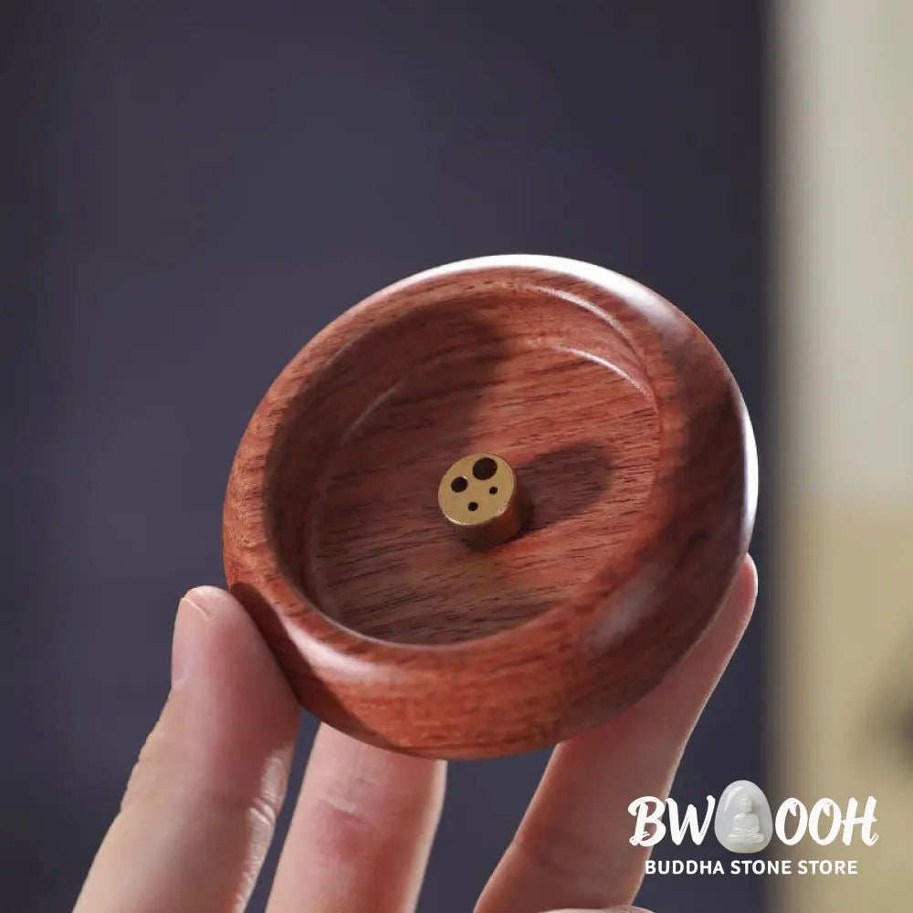 BWOOOH handcrafted incense burner - Mini Ebony Wood Rosewood Meditation