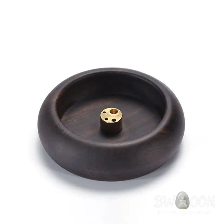 BWOOOH handcrafted incense burner - Mini Ebony Wood Rosewood Meditation