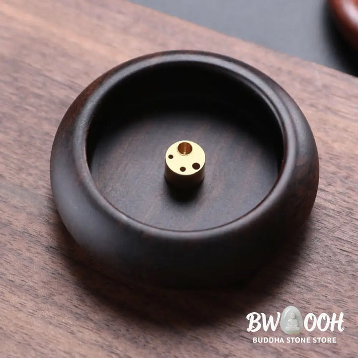 BWOOOH handcrafted incense burner - Mini Ebony Wood Rosewood Meditation