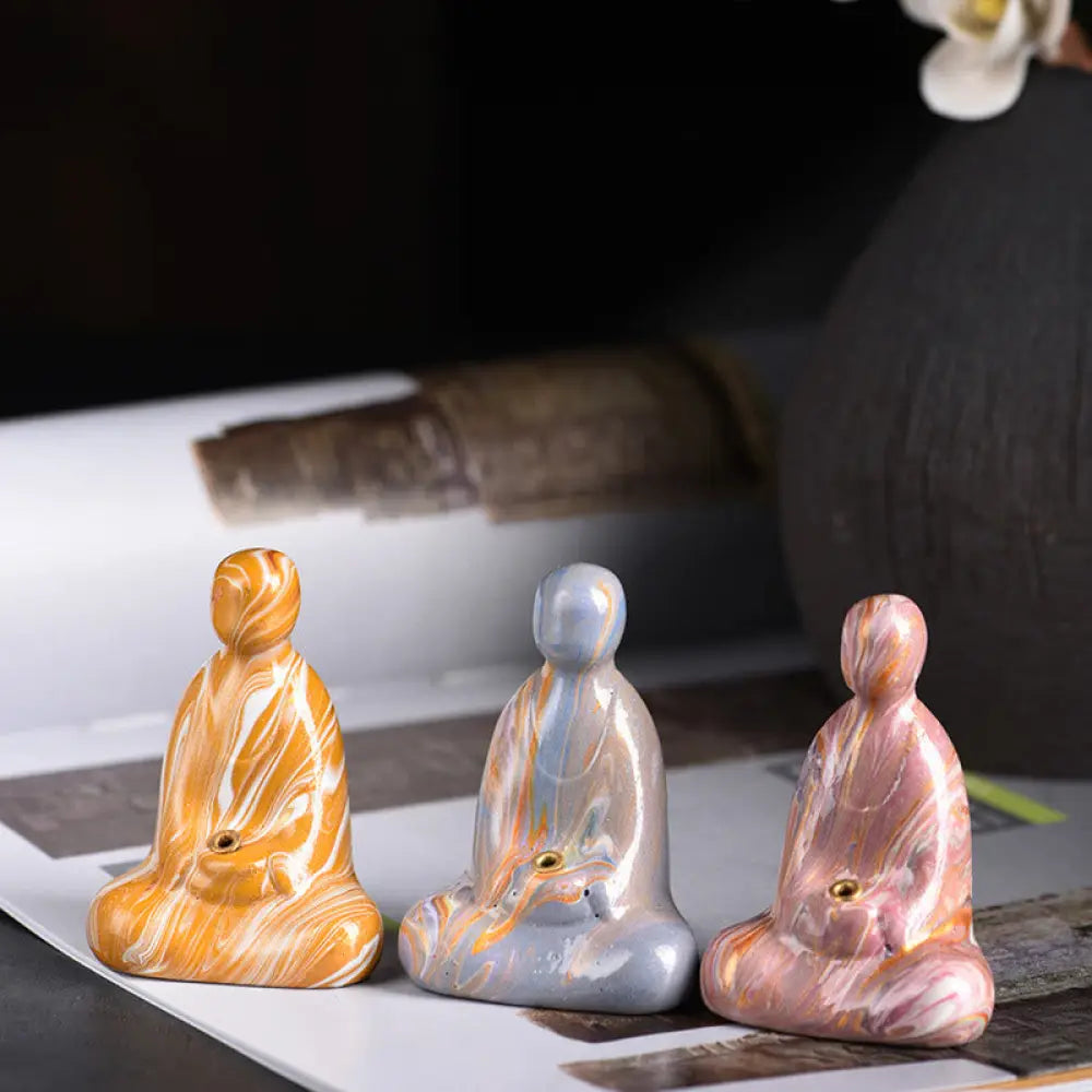 BWOOOH handcrafted Buddha statue - Mini Formless Buddha Ebony Wood Lac