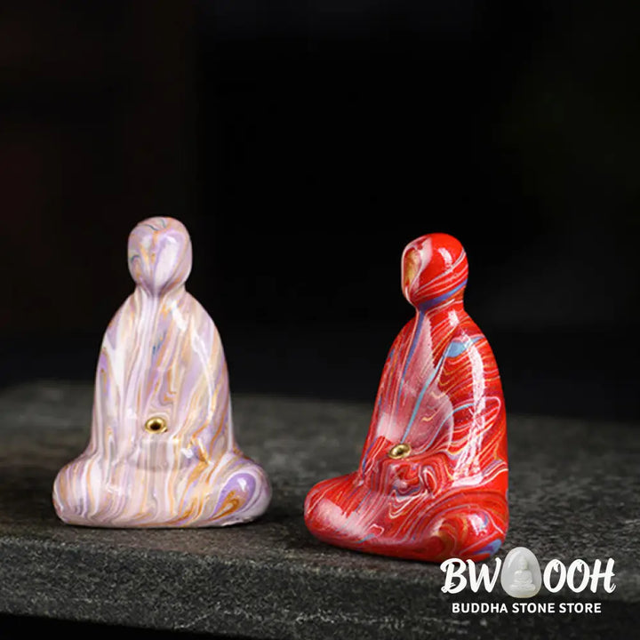 BWOOOH handcrafted Buddha statue - Mini Formless Buddha Ebony Wood Lac