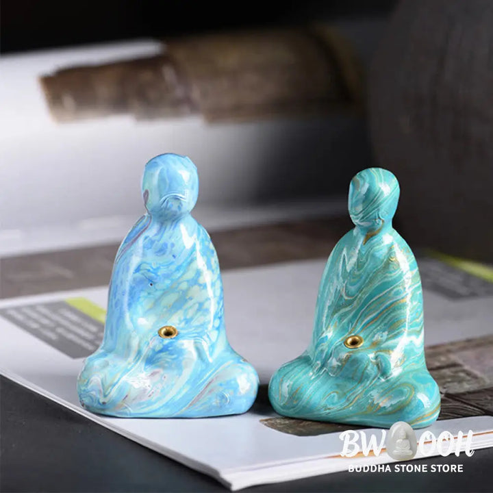 BWOOOH handcrafted Buddha statue - Mini Formless Buddha Ebony Wood Lac