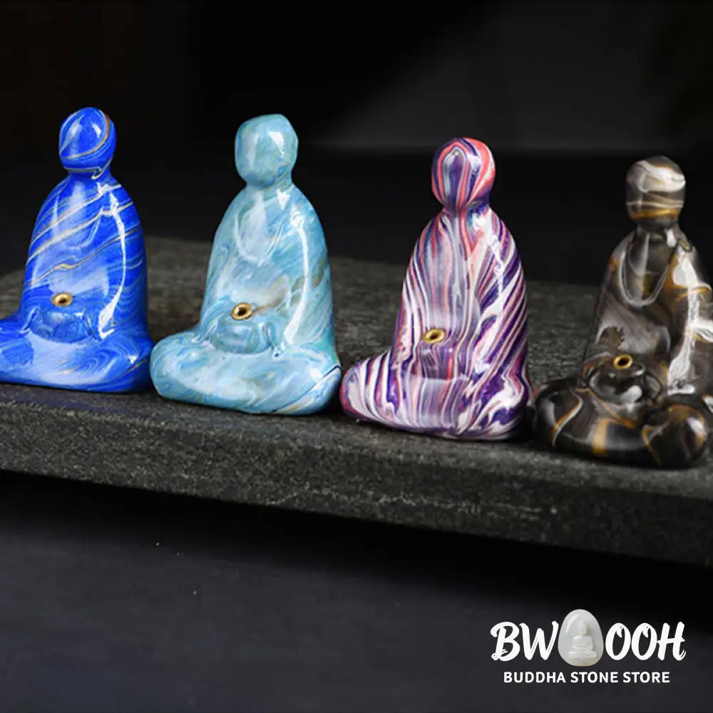 BWOOOH handcrafted Buddha statue - Mini Formless Buddha Ebony Wood Lac