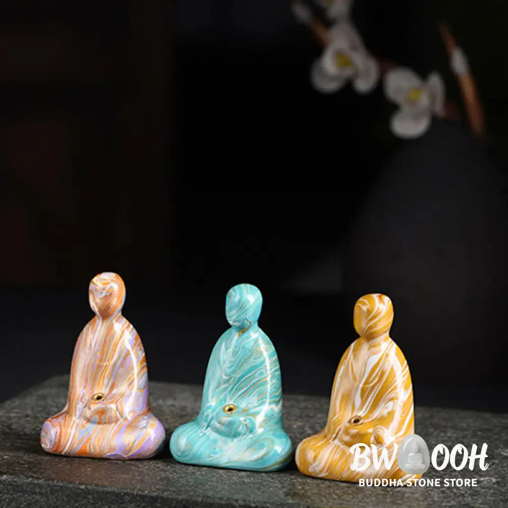 BWOOOH handcrafted Buddha statue - Mini Formless Buddha Ebony Wood Lac