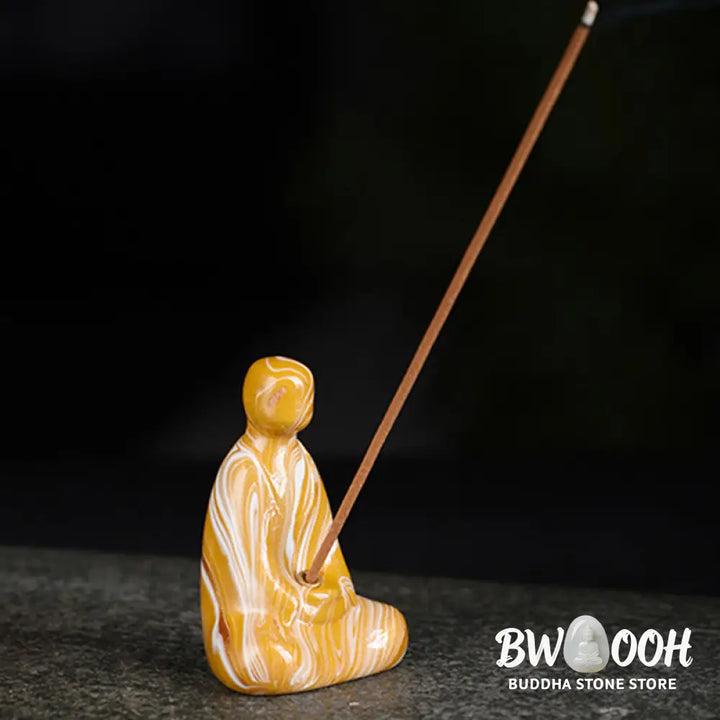 BWOOOH handcrafted Buddha statue - Mini Formless Buddha Ebony Wood Lac