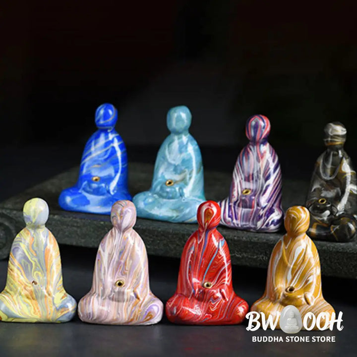 BWOOOH handcrafted Buddha statue - Mini Formless Buddha Ebony Wood Lac