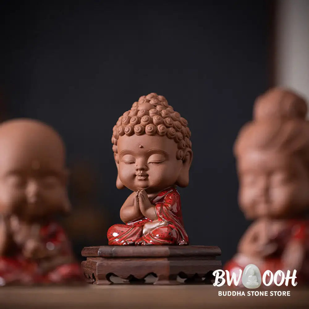 BWOOOH handcrafted Kwan Yin statue - Mini Gautama Buddha Sakyamuni Kwan 